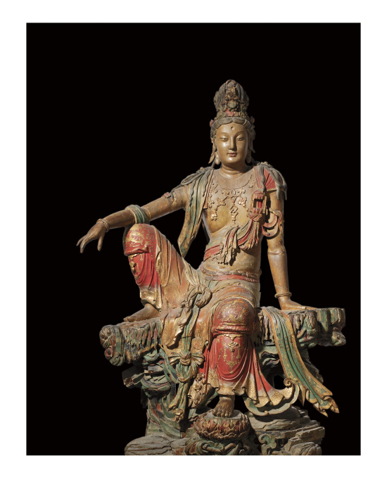Guan Yin, Bodhisattva of compassion, the Chinese feminine  form of Avalokiteśvara .